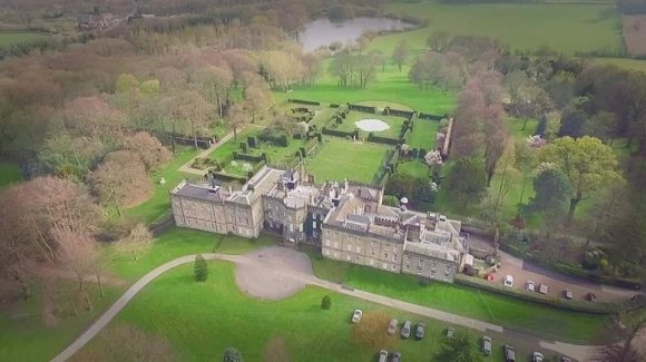 Renishaw Hall Gardens and lake