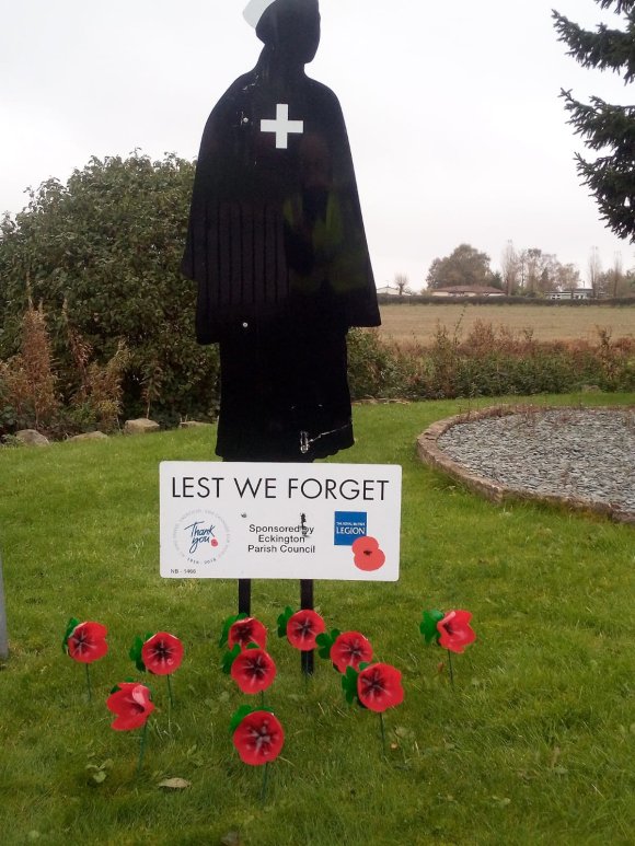 Marsh Lane Memorial is beautifully decorated by Marsh Lane TARA group.