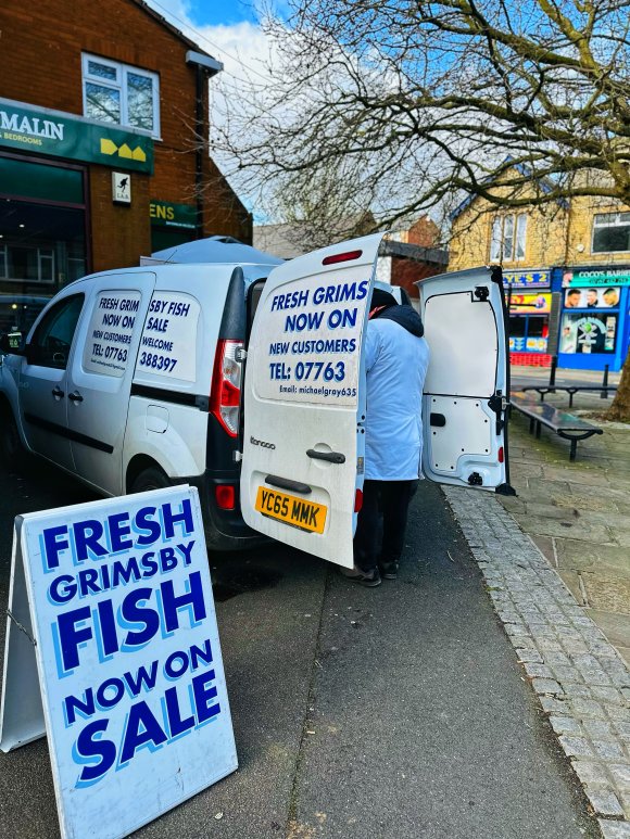 Fresh Grimsby fish by Mike.